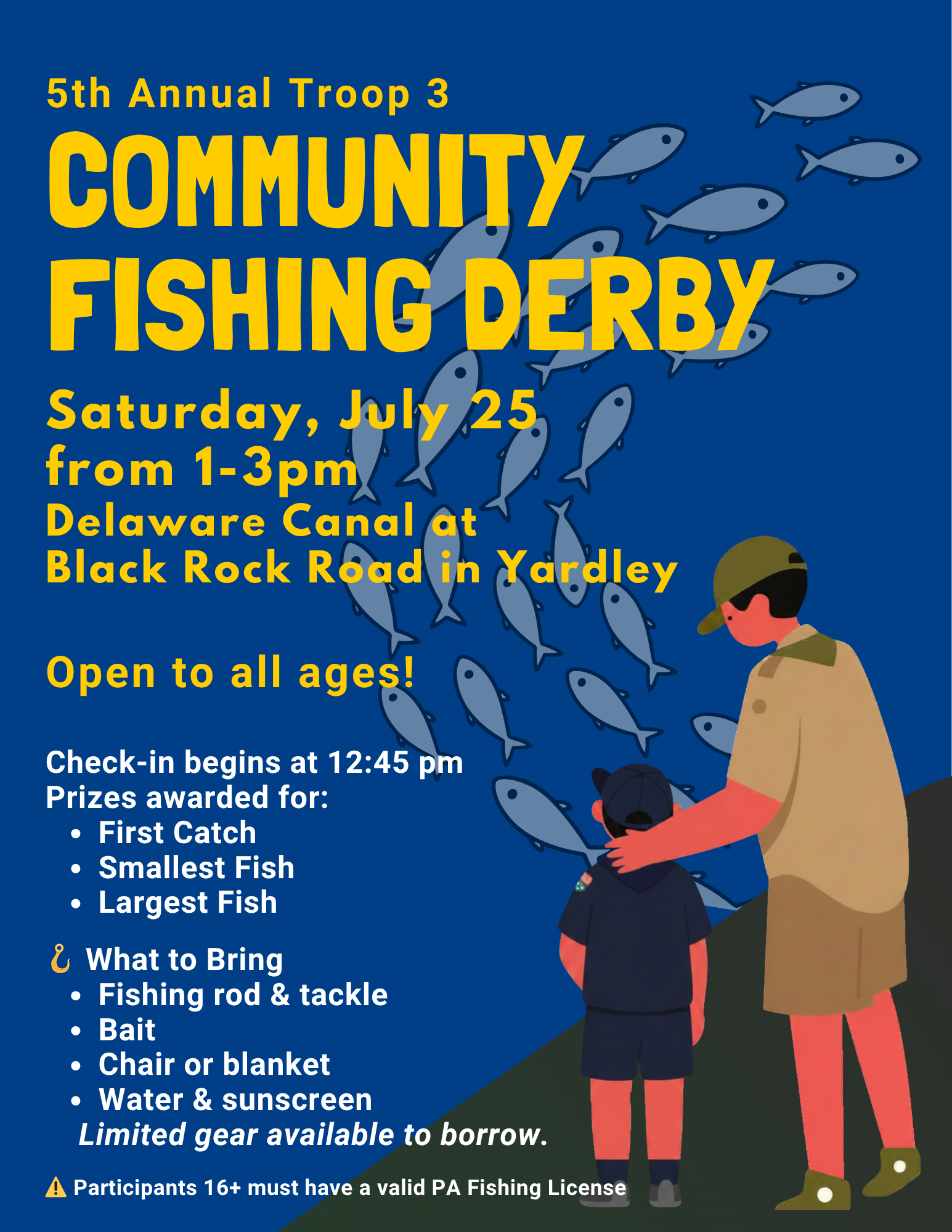 🎣 Reel Fun with Troop 3: Community Fishing Derby 🐟
